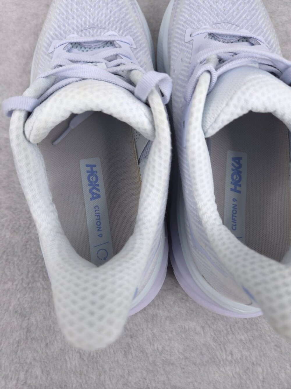 Hoka One One Clifton 9 Womens 8.5 B Ether Illusion Athletic Running Sneakers - Picture 7 of 12